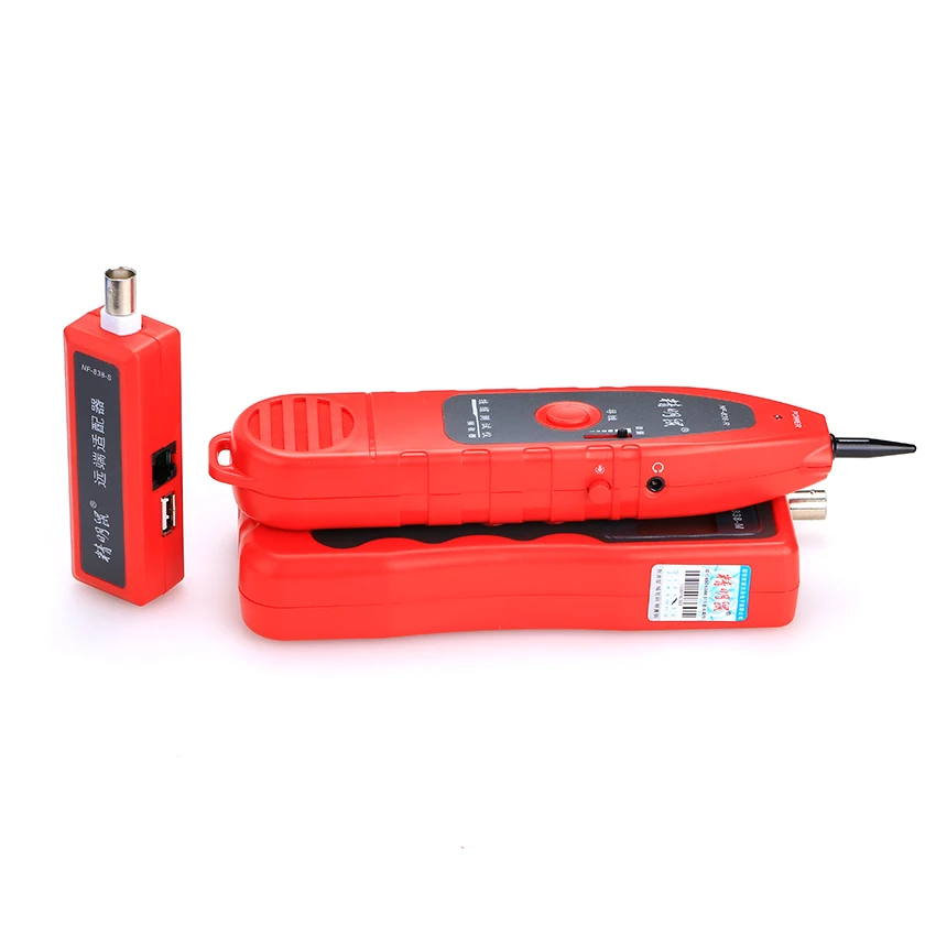 NF-838 Network LAN Cable Length Tester Tracker Phone LAN BNC Cable Finder USB RJ11 RJ45 Wire Tracer / Finder