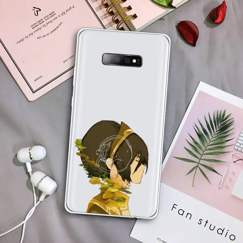 

Avatar the Last Airbender clear anime Phone Case Transparent For Samsung Galaxy S A 5 7 8 9 2015 20 edge plus 10 e lite 2019