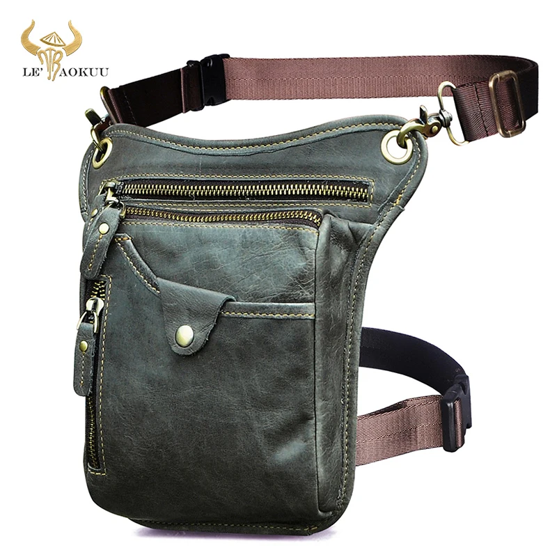 

Мягкая оригинальная кожаная Мужская Дизайнерская маленькая сумка-мессенджер через плечо, сумка-слинг в стиле ретро, забавная поясная сумка, сумка для бедра 211-5