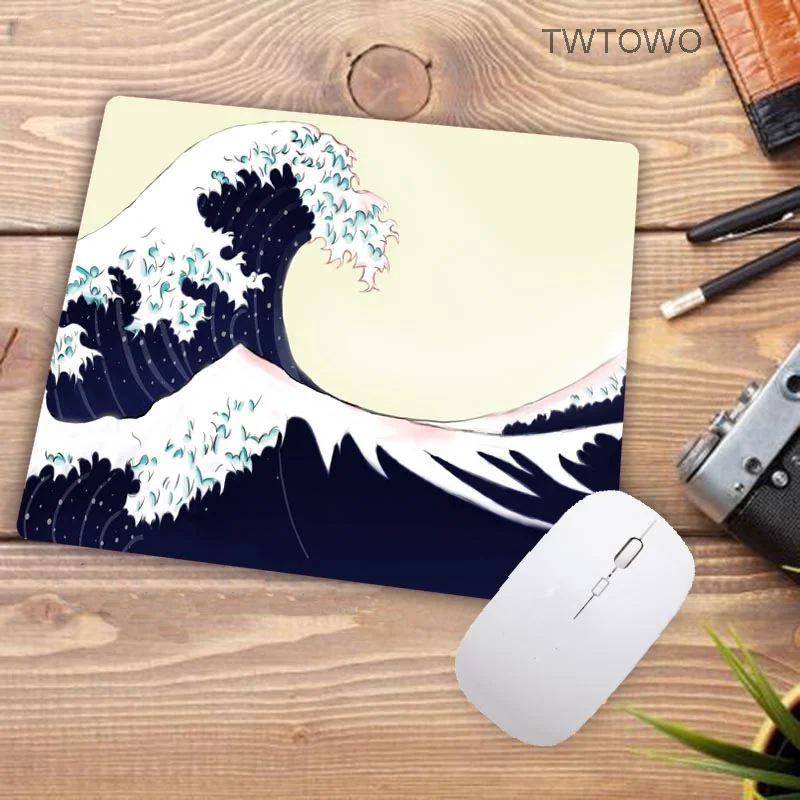 Большой рекламный японский художественный уникальный настольный коврик для