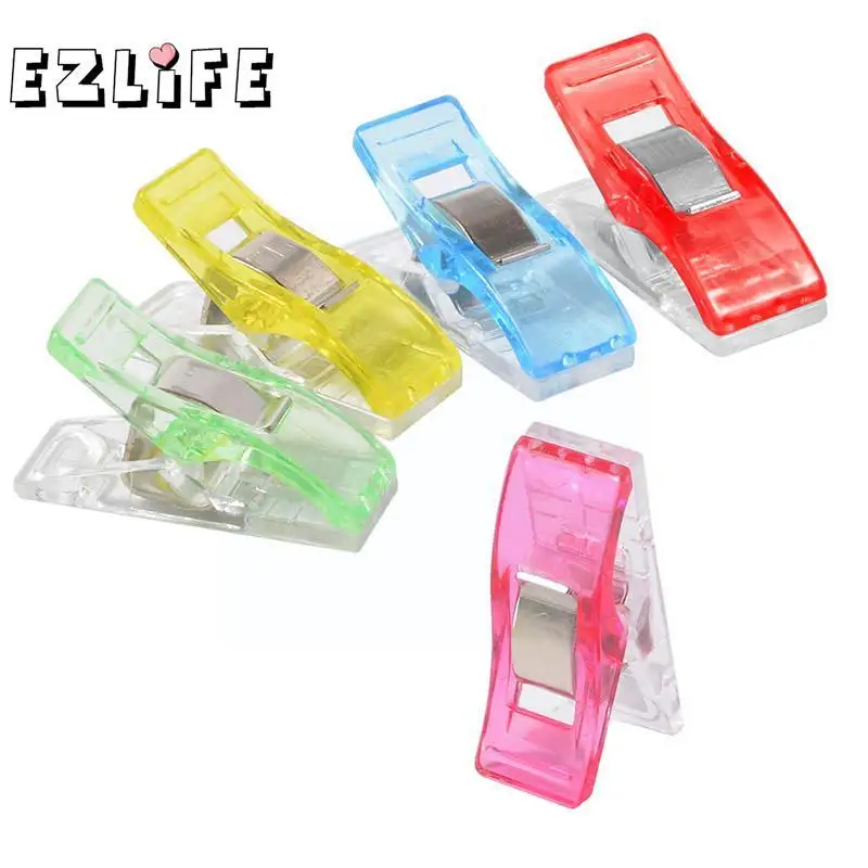 50 шт. цветные пластиковые зажимы для одежды | Дом и сад