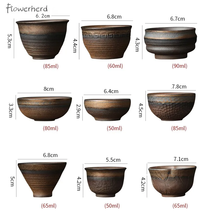 Японский стиль позолоченный керамический чайный сервиз набор кунг-фу чашка