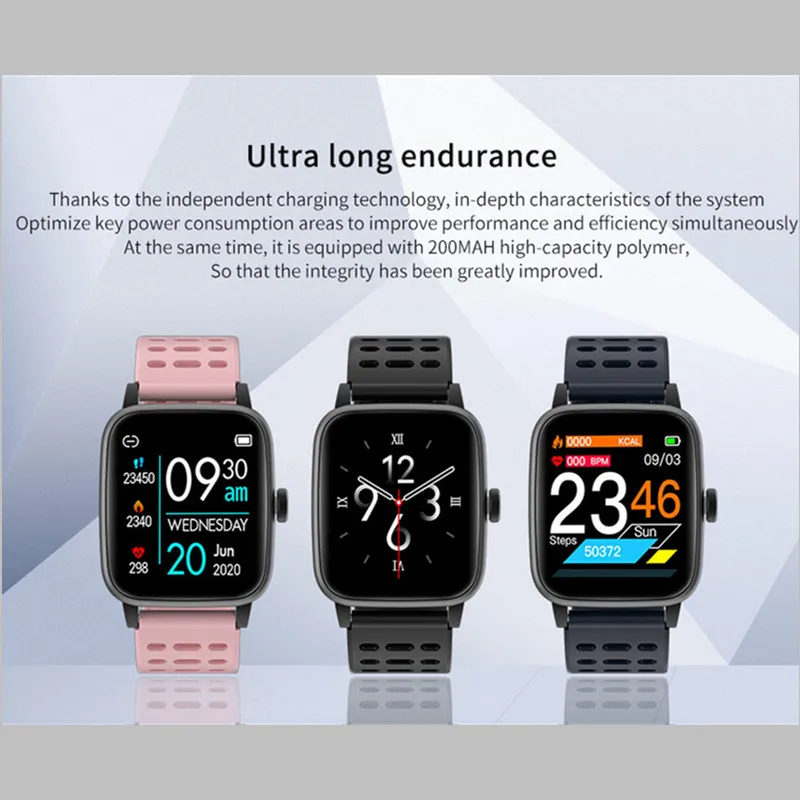 

E-Funny P30 Smart Watch Sports Fitness Waterproof Bracelet Activity Tracker Heart Rate Monitor Blood Pressure for Android IOS