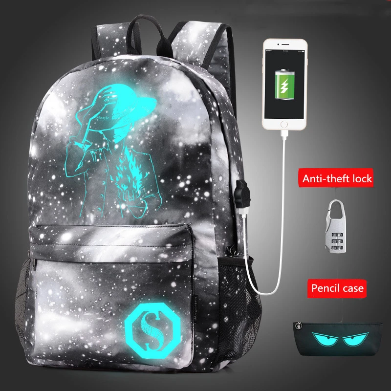 Новые модные рюкзаки для ноутбука с usb зарядкой, мужские повседневные дорожные светящиеся рюкзаки Mochila для подростков и женщин, Студенческая школьная сумка, мужской рюкзак