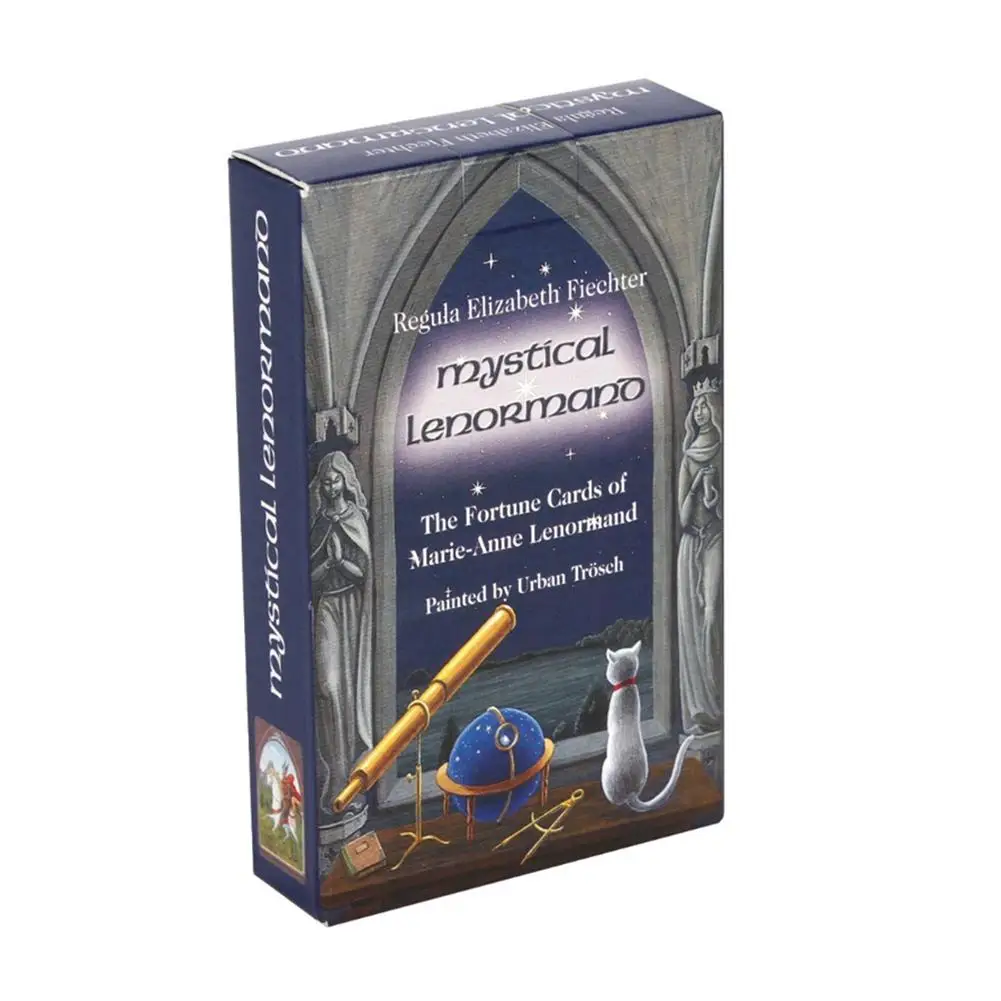 36 шт. карточки для Таро с накладным покрытием мистических игр Lenormand изображением