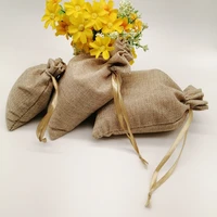 500pcs silk ribbon drawstring bag sack jute bag small jewelry bags pouch for jewelry gift packaging bag wedding display diy gift