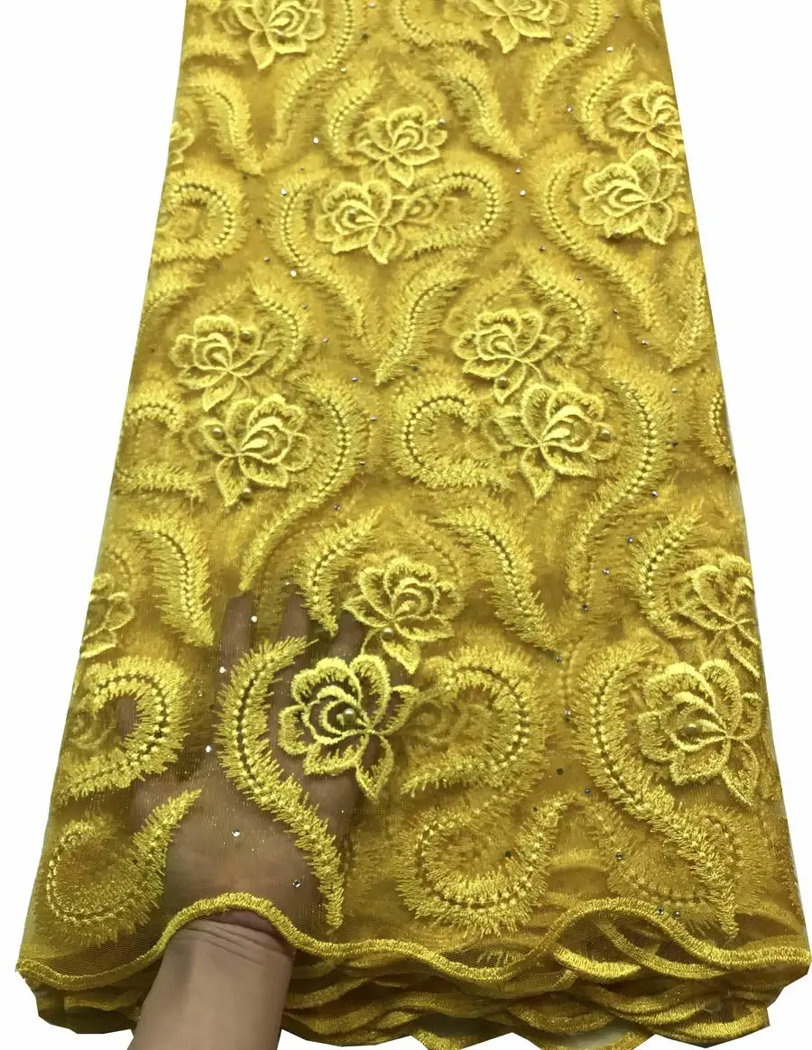 Темно-Синие французские кружева 2021 ткани высокого качества тюль африканские