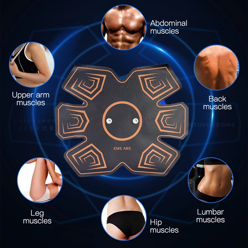 EMS тренажер для мышц пресса электрическая ABS живота Пресс стимулятор похудения