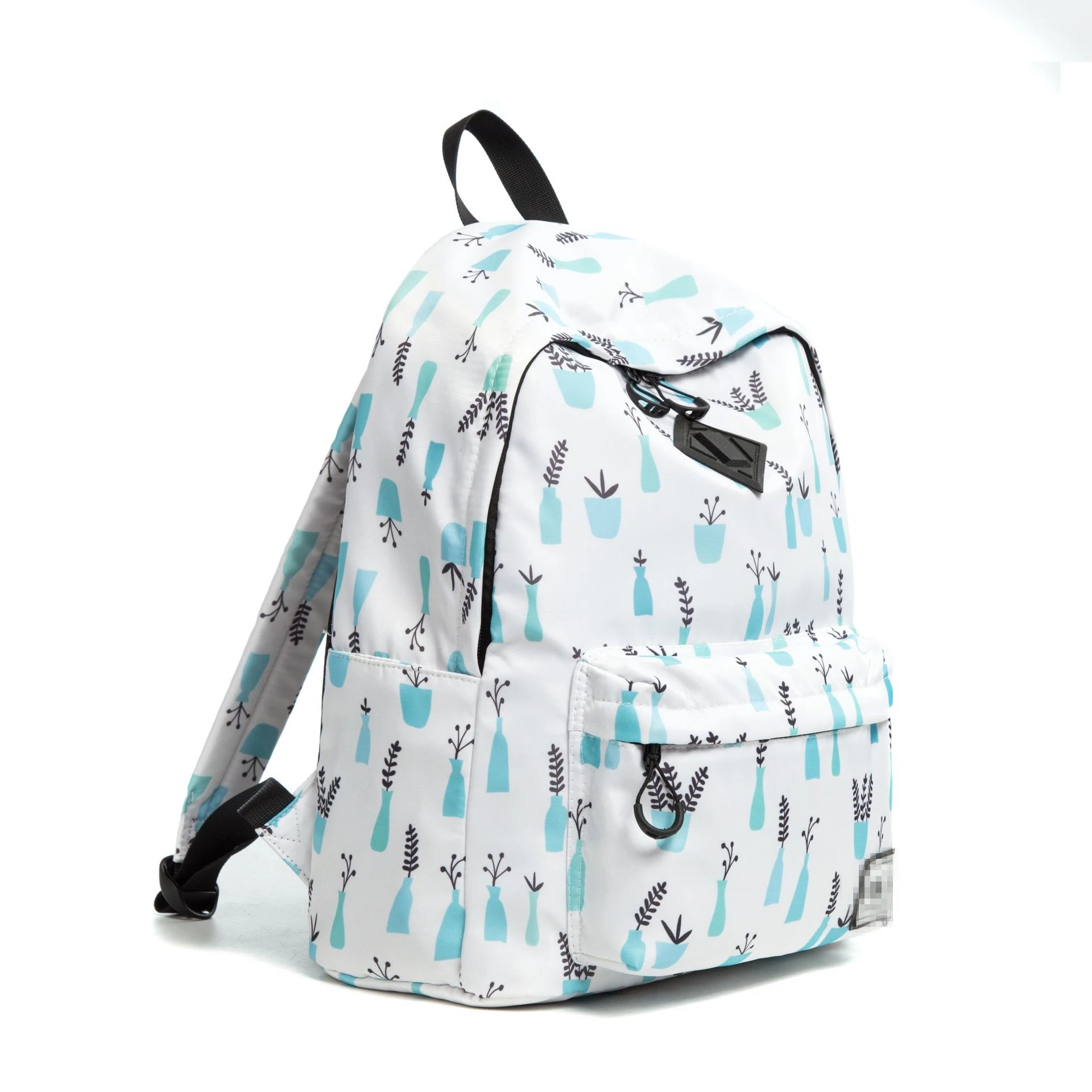 Floral Printed Schoolbag for Teenager Students Bookbag Girl Backpack Kindergarten Bags 16in Sports Bag Gym Backpack Computer Bag