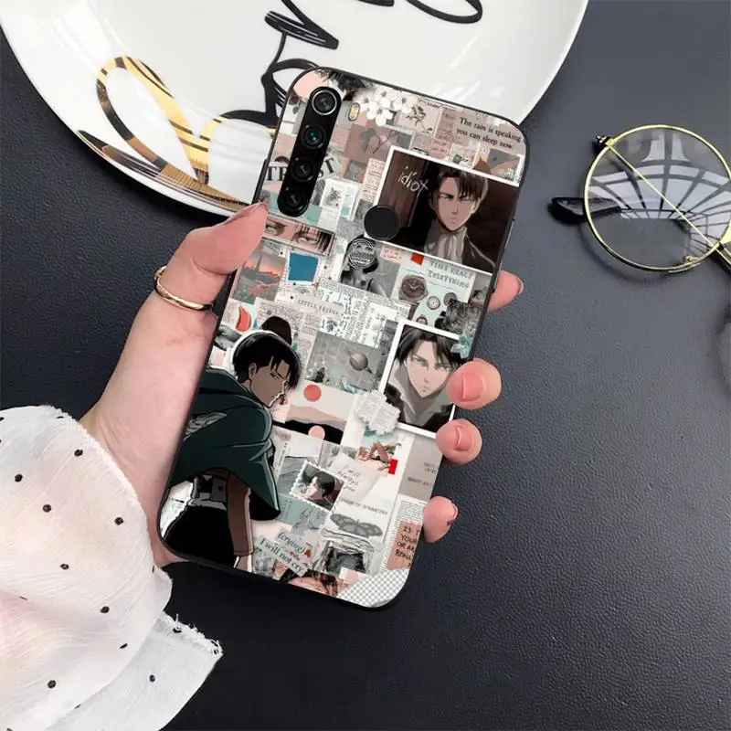 

Attack On Titan Levi Ackerman Phone Case For Xiaomi Redmi 7 8 9t a3Pro 9se k20 mi8 max3 lite 9 note 9s 10 pro