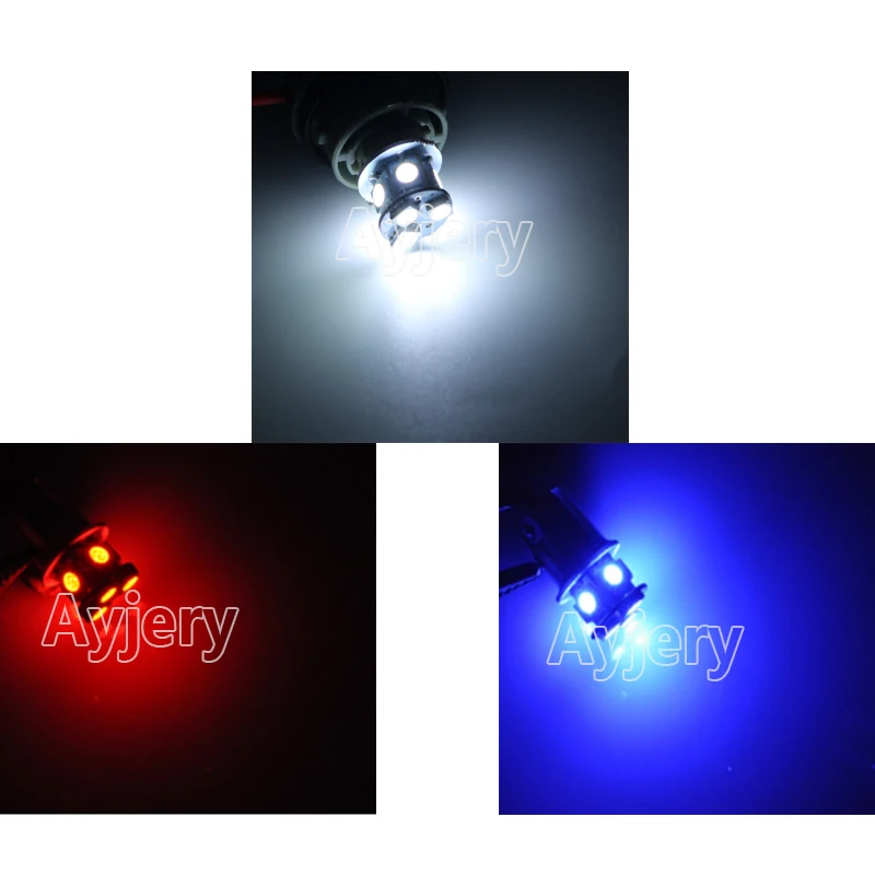 AYJERY 100 шт. грузовик светодиодный 24 В S25 P21W BA15S 1156 8 SMD 5050 сигнал поворота автобуса