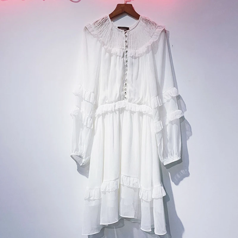 

2021 Woman White Black Casual Short Dresses