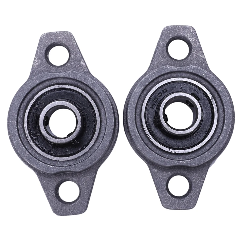 

New 2PCS KFL000 Zinc Alloy Pillow Block Bearing 10mm