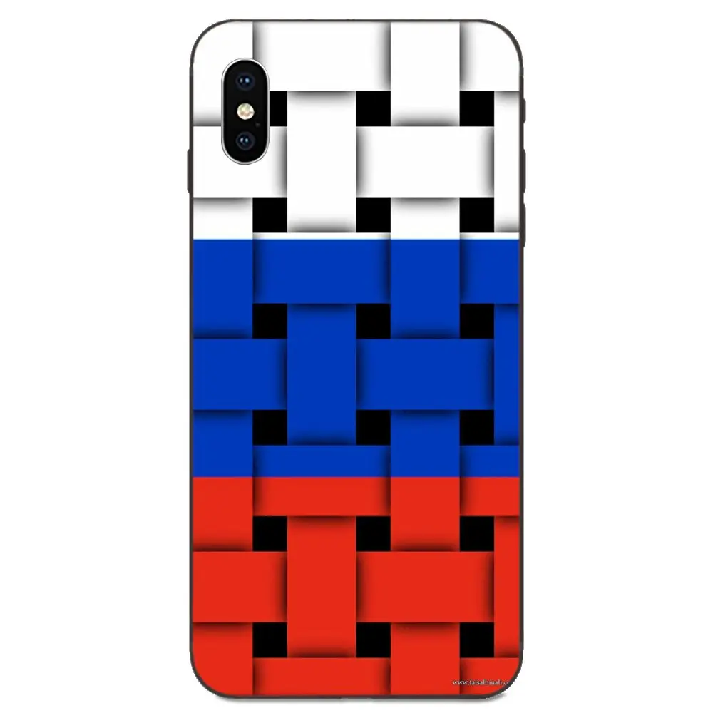 Мягкий хипстерский чехол из ТПУ с флагом России для Xiaomi Redmi Note 3 3S 4 4A 4X 5 5A 6 6A 7 7A K20 Plus