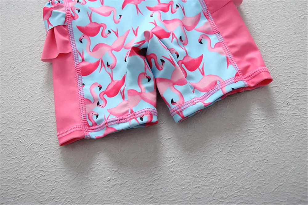 Купальники для девочек UPF50 + детский солнцезащитный купальник детей пляжная