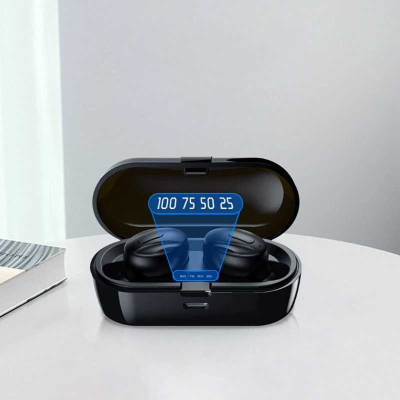 TWS двухканальная Беспроводная Bluetooth-гарнитура 5 0 стерео XG13 беспроводная