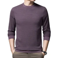 pullover knitted sweater mens spring new long sleeve round neck sweater casual sweater solid color pullover 4 colors m 4xl