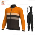 Новинка 2020, зимняя велосипедная майка EKOIES, термофлисовая одежда для велоспорта, велосипедный комплект с комбинезоном, одежда для триатлона