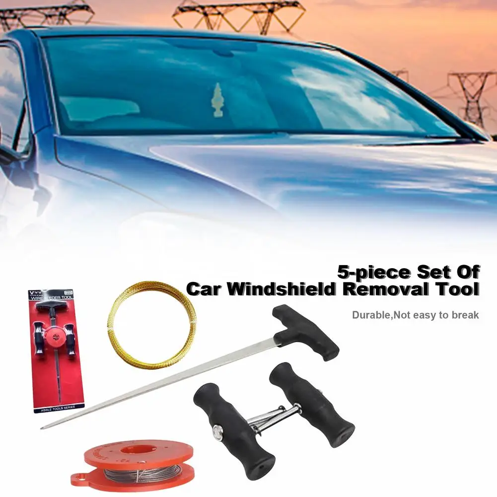 

Car Windshield Remover Tool Auto Window Glass Removal Knife Blade Kits Repair Hand Tool Windshield Cut Out Knife set