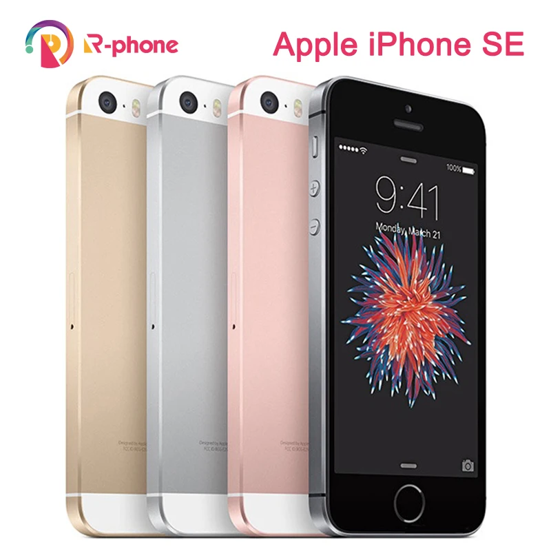 Оригинальный Apple iPhone SE используется 99% Новый 4G LTE мобильный телефон 16 ГБ 32 64 Гб 4 0