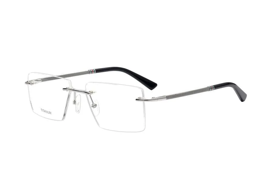 

Brand Design Unisex Pure Titanium Frameless Progressive Multi-focal Lens Eyewear Goggle See Near Far Reading Glasses Spectacle