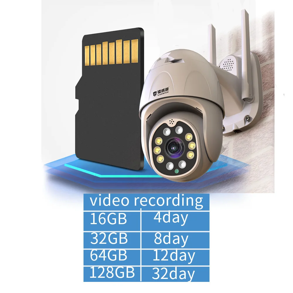 IP камера купольная уличная 2 МП 1080P Wi Fi PTZ|Камеры видеонаблюдения| |