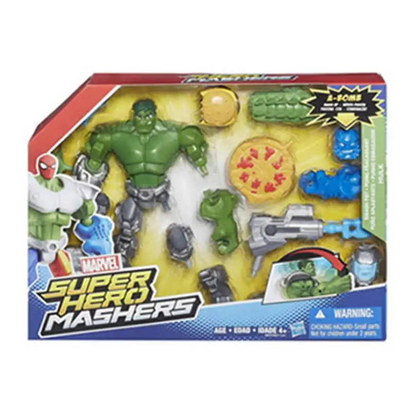 

Hasbro Marvel Avengers Super Hero Mashers Hulk Doll Gifts Toy Action Model Anime Figures Favorites Collect Ornaments