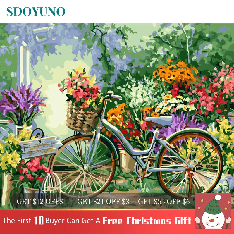 Набор для рисования по номерам на холсте 60 х75 см без рамки | Дом и сад