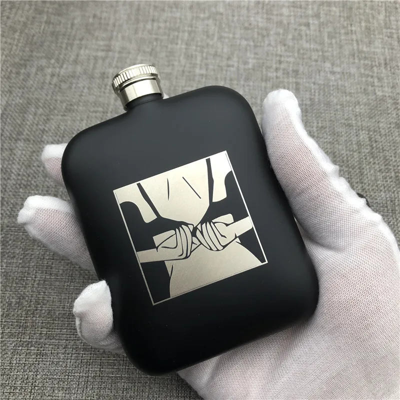 

Набедренная фляжка из нержавеющей стали 304 по индивидуальному заказу, портативная фляжка 6 унций для пищевых продуктов, для спирта, водки, ви...