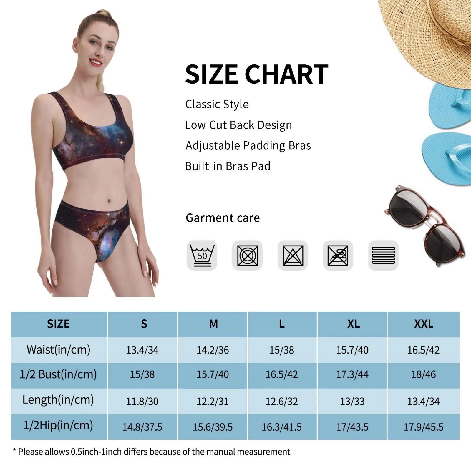 

Galaxy Swimsuit one piece Bikini Padded Galaxy Sky Trippy Universe Magic Happy