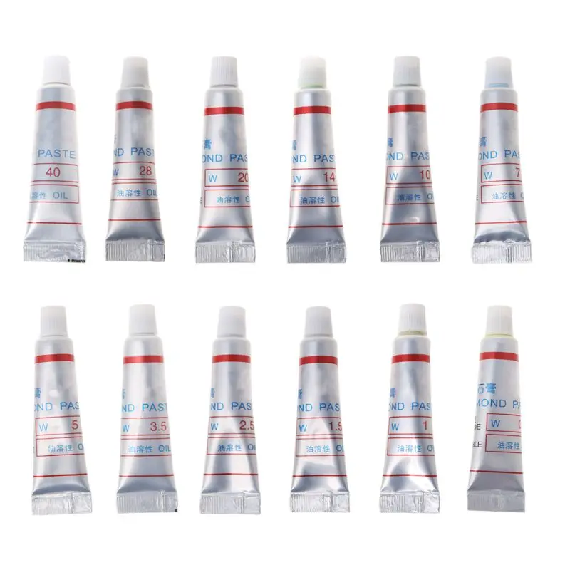 

2pcs Diamond Abrasive Paste Compound Micron Glass Metal Polishing Grinding Tool