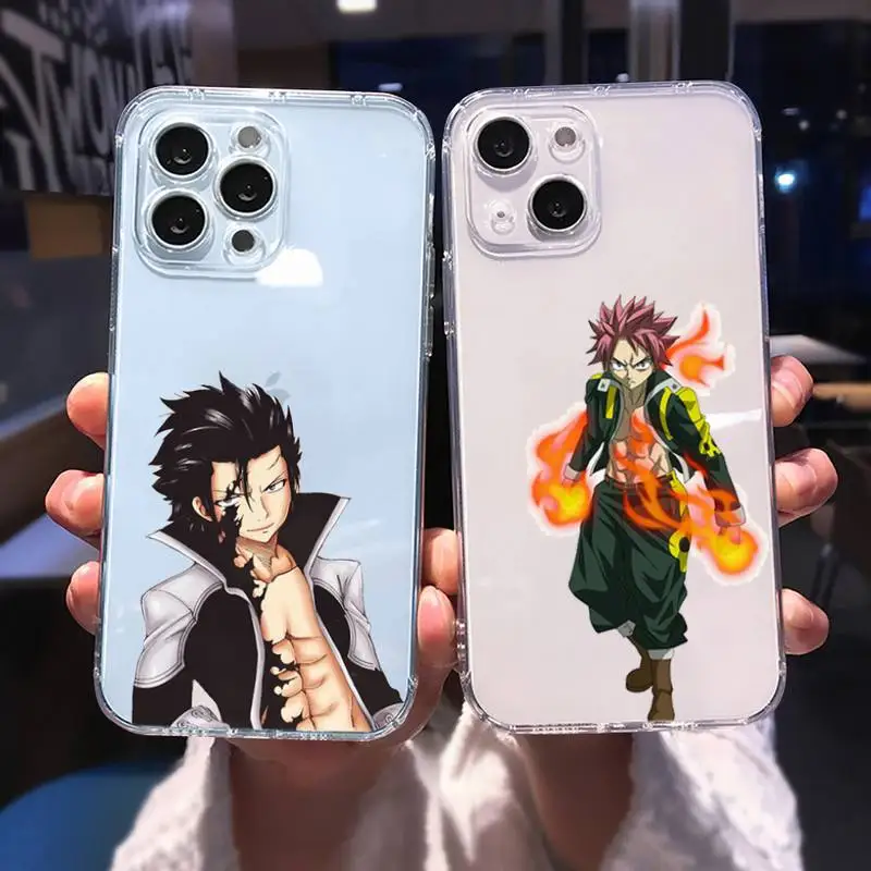 

Anime Manga Fairy Tail natsu Phone Case for iphone 13 12 11 pro max mini 6 6s 7 8 plus SE2020 X XR XS shell iphone 13 case