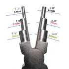 2021 Новый 6 в 1 обертка для проволоки циклическое воспроизведение формирования плоскогубцы 6 шаг мульти Размеры бочки ювелирных инструментов