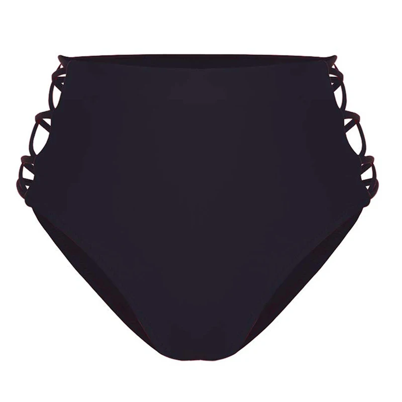 

Women Sexy Bikini Bottoms Lace Strappy Sides High Waisted Retro Bathing Suit Underwear Swimsuit Swimming Shorts Boxer
