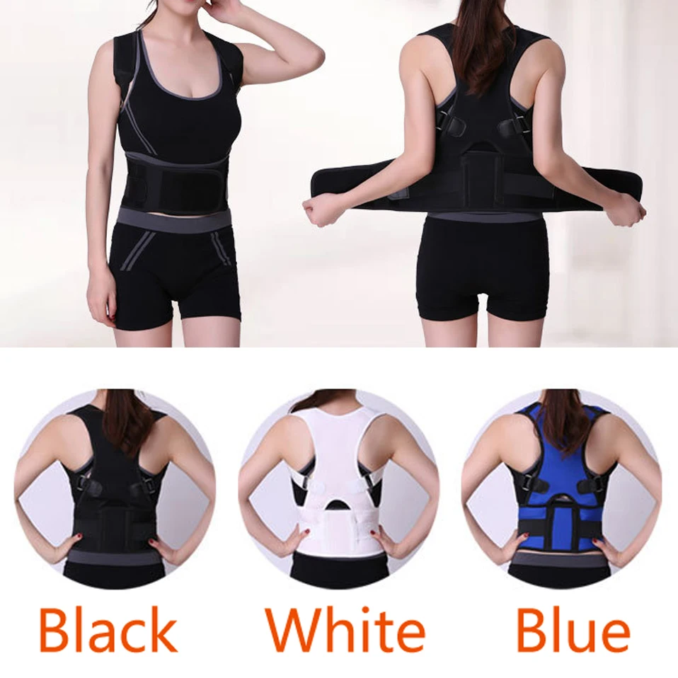 Регулируемый магнитный ремень для поддержки плеч спины позвоночника поясницы