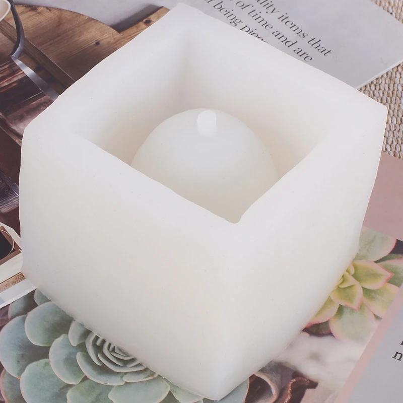

Succulent Plant Flower Pot Silicone Mold Soap Bottle Ashtray Candle Holder Mould M0XF