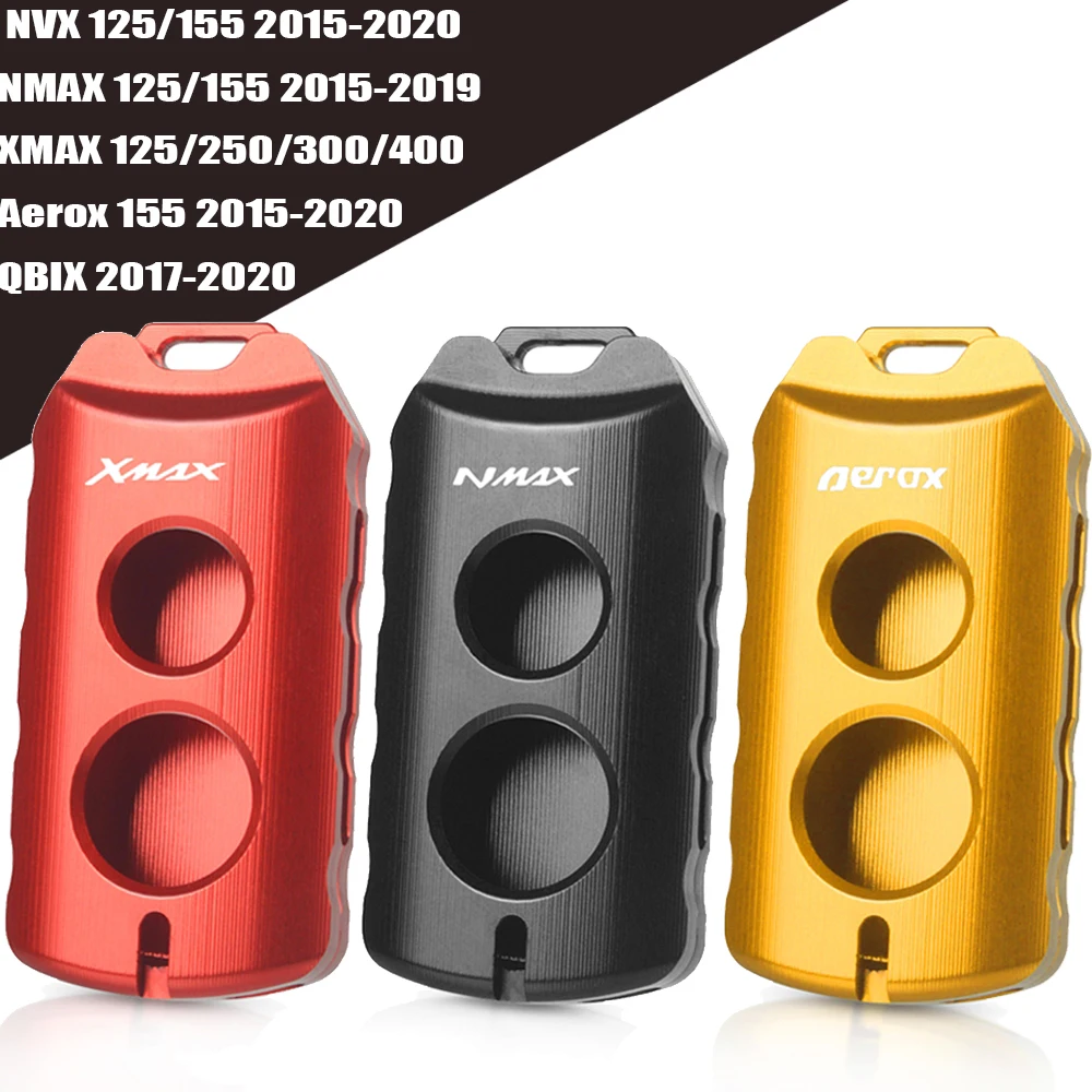 

High Quality Motorcycle cnc Key Fob Case For YAMAHA XMAX X-MAX 125 250 300 400 2017 2018 2019 2020 2021 key Holder Protection