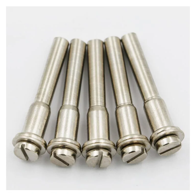 Винт роторный шпиндель усиленным хвостовиком серебро Нержавеющая сталь