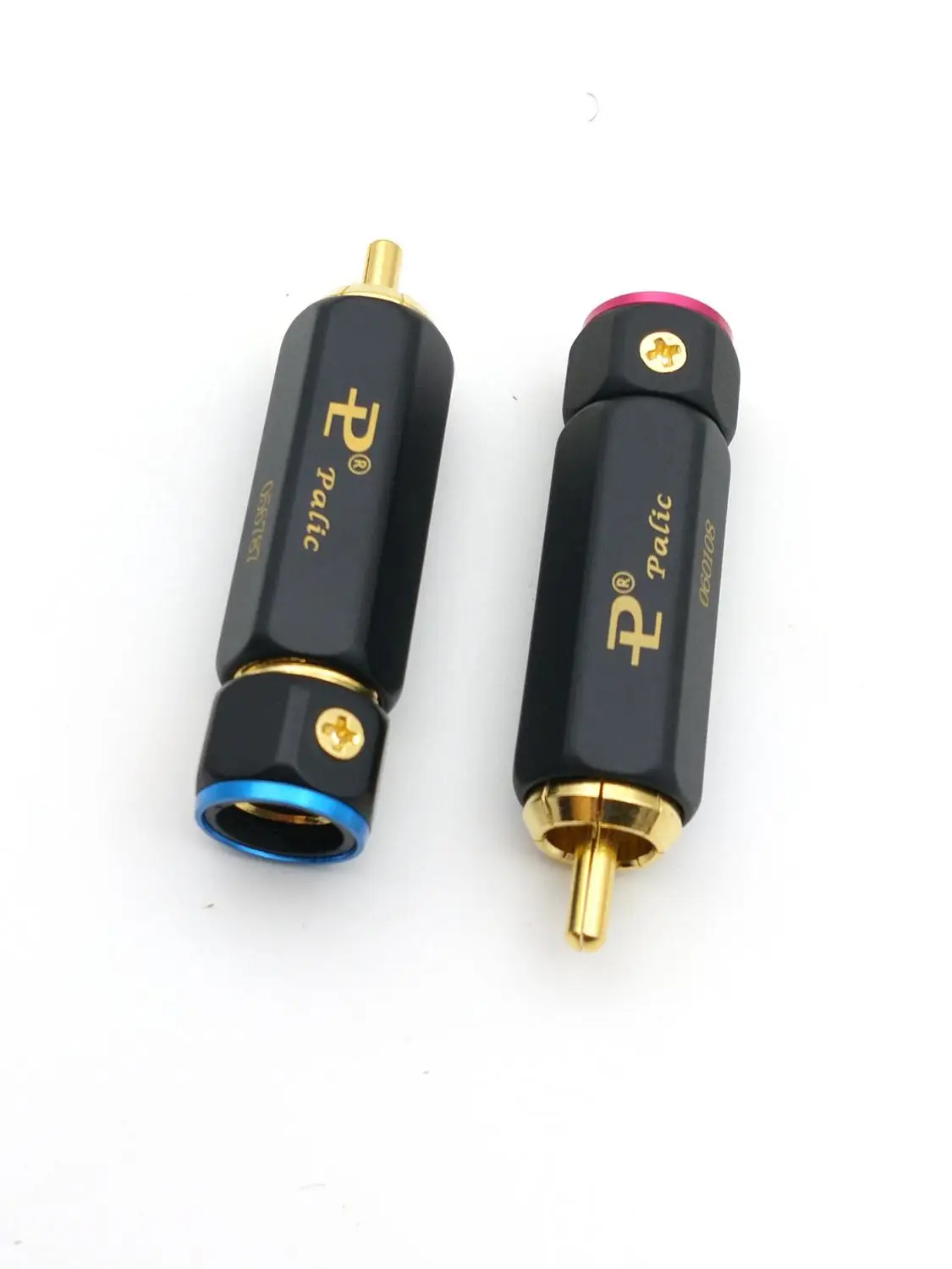 

2 шт. позолоченный медный RCA Штекерный блокирующий Соединительный адаптер