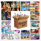 Алмазная картина, 1 шт., отправлено наугад, 1 упаковка, таинственная подарочная упаковка, коробка с сюрпризом 10000 + набор разных алмазных картин, Алмазное искусство