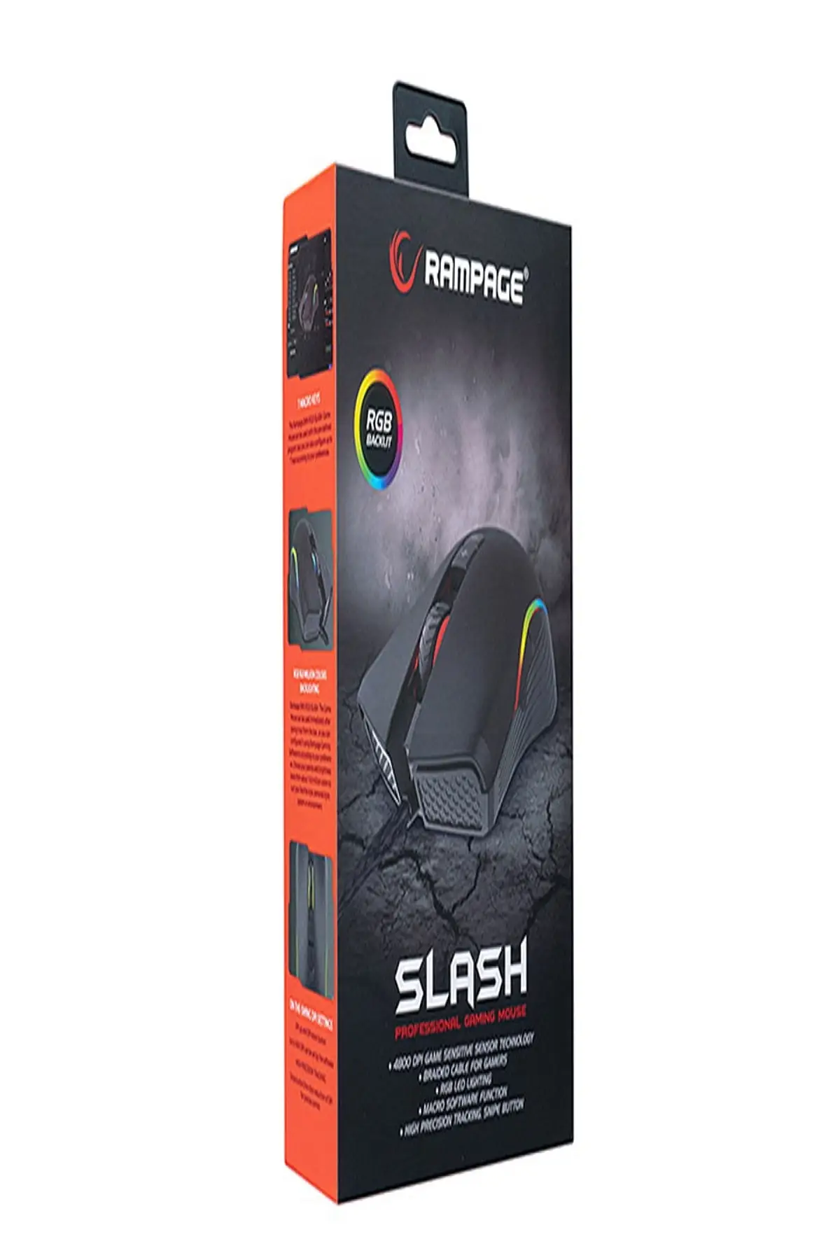 Smx-r120 Slash 4800 Dpı Rgb LEDs Gaming Player Mouse
