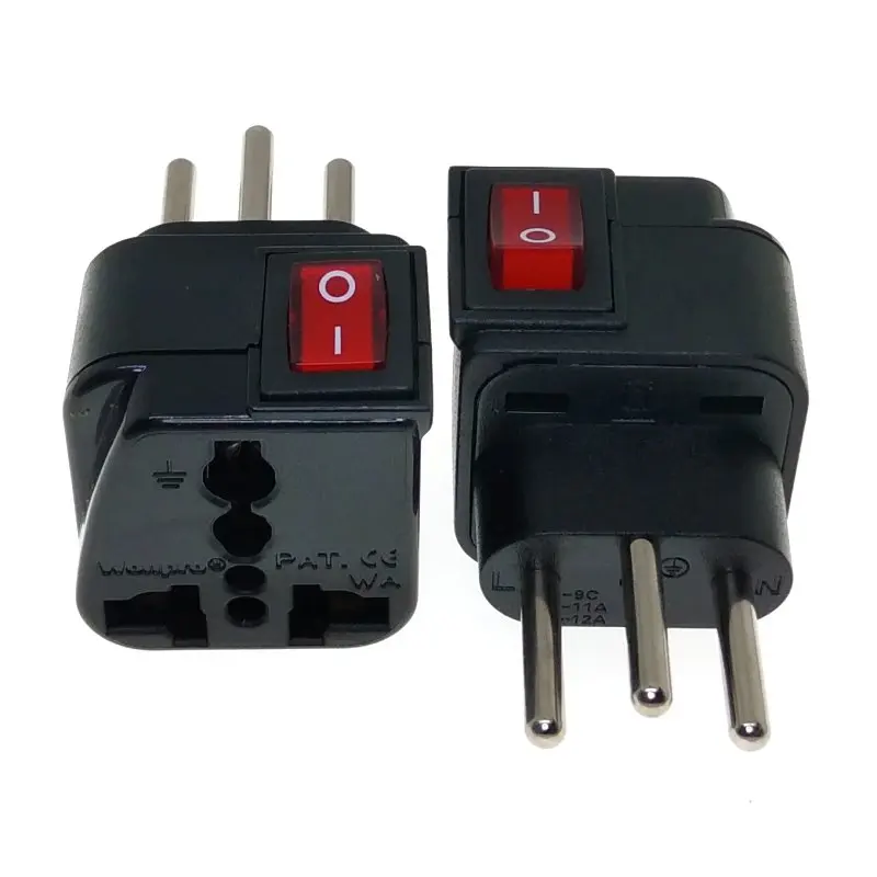 Адаптер-переходник с главным переключателем Wonpro Великобритания ЕС Швейцария