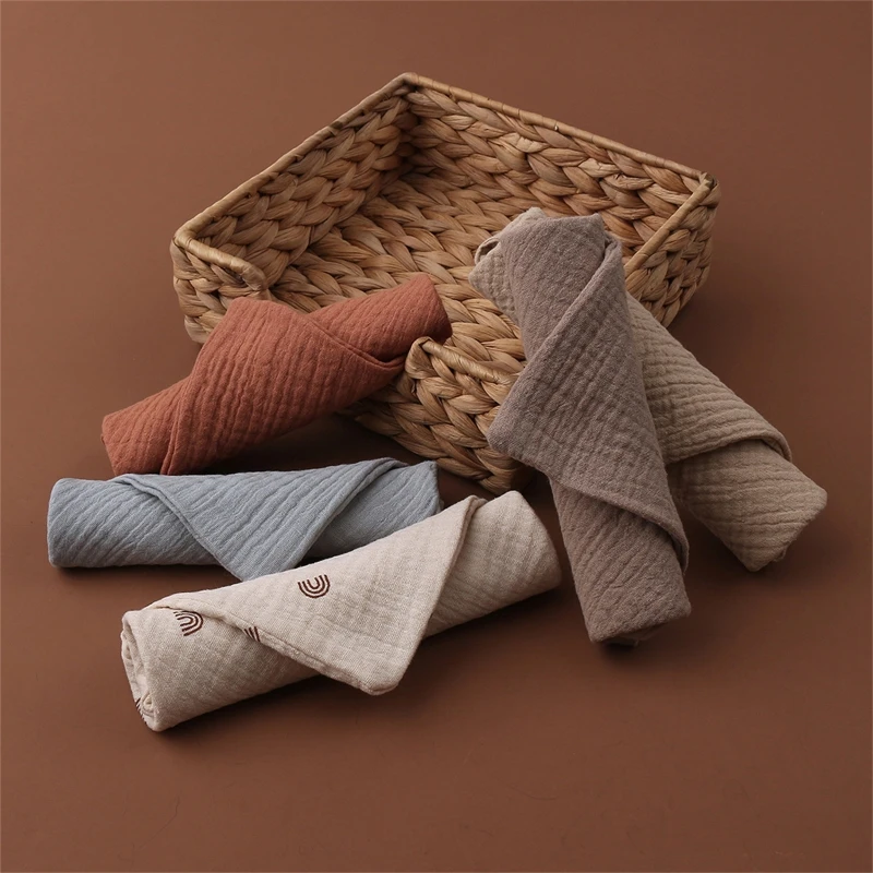 

10 Pcs Baby Face Cloth Absorbent Gauze Saliva Towel Bib Bath Towel Burp Cloth