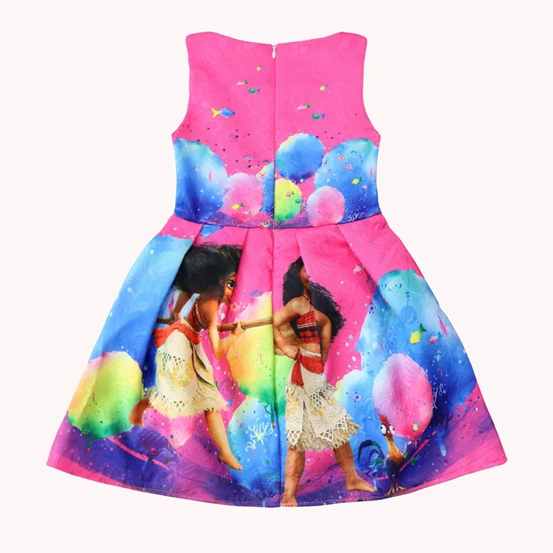 Baby Girls Moana party Vaiana Costumes dresses Cosplay Birthday Dress for Halloween Clothes kids vestido infantil robe fille | Детская
