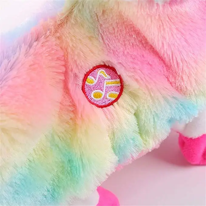 Llama Twisted Butt электрическая плюшевая игрушка Альпака поет песнь Радуга плюшевая игрушечная Альпака чучела животное детская игрушка лама плюшевая игрушка