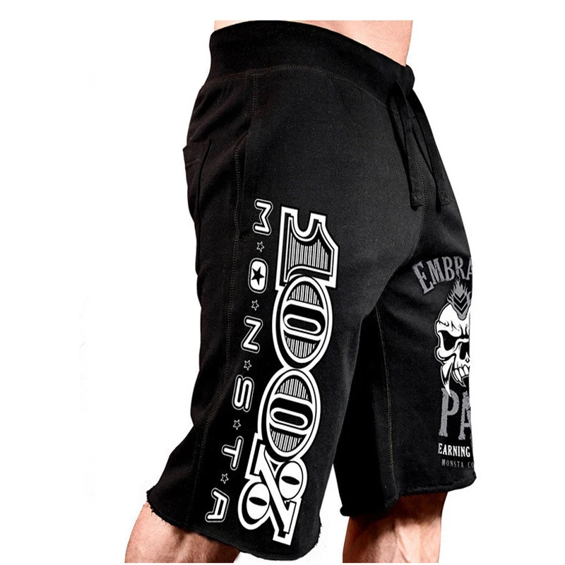 Шорты мужские спортивные хлопковые брендовые Короткие штаны для тренировок в