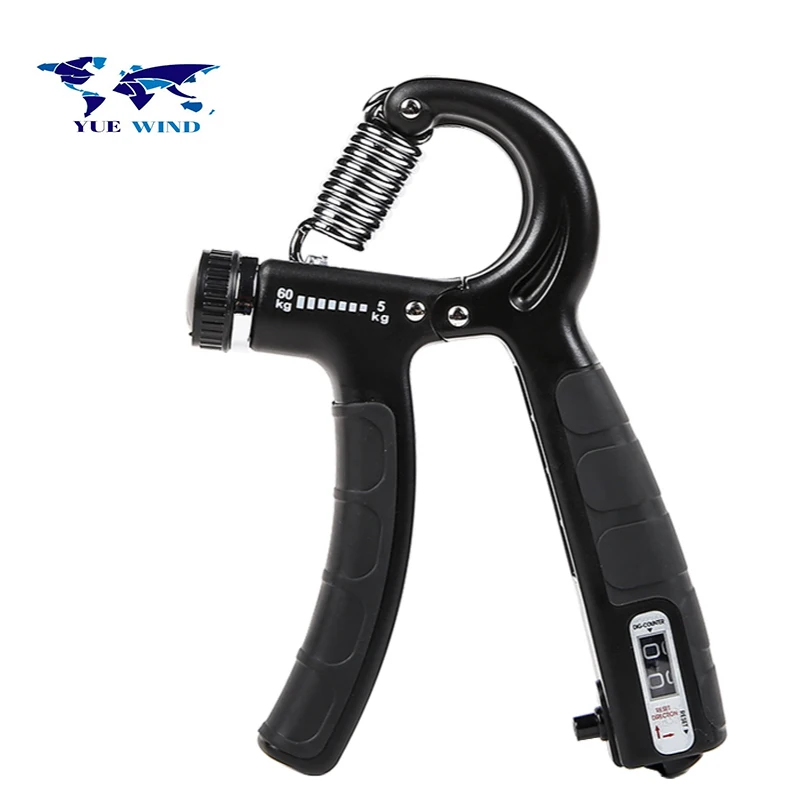 YUE WIND 5-60Kg Gym Fitness Adjustable Hand Grip Finger Forearm Strength for Muscle Recovery Hand Gripper Exerciser Trainer