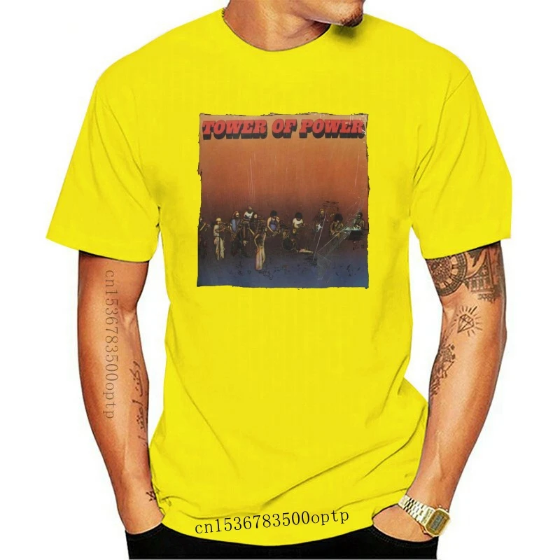 

New KarleDeal Tower of Power Man's Cotton Fashion Short Sleeve T-Shirt Sports and Leisure Black Hot 2021 Fashion