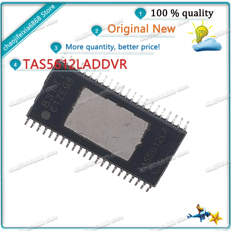 5 шт./лот! TAS5612LADDVR TAS5612LA HTSSOP-44 5612LADDVR TAS5612 SSOP44 стерео цифровой аудиоусилитель класса D