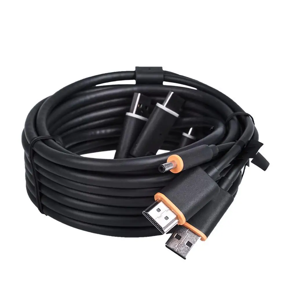 

For Vive Pro Three-in-one Cable Vr Helmet Dp Data Link Cable To Cable Connect Wire Linkbox To Headset Accessory U4u6
